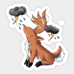 Rain Deer Sticker